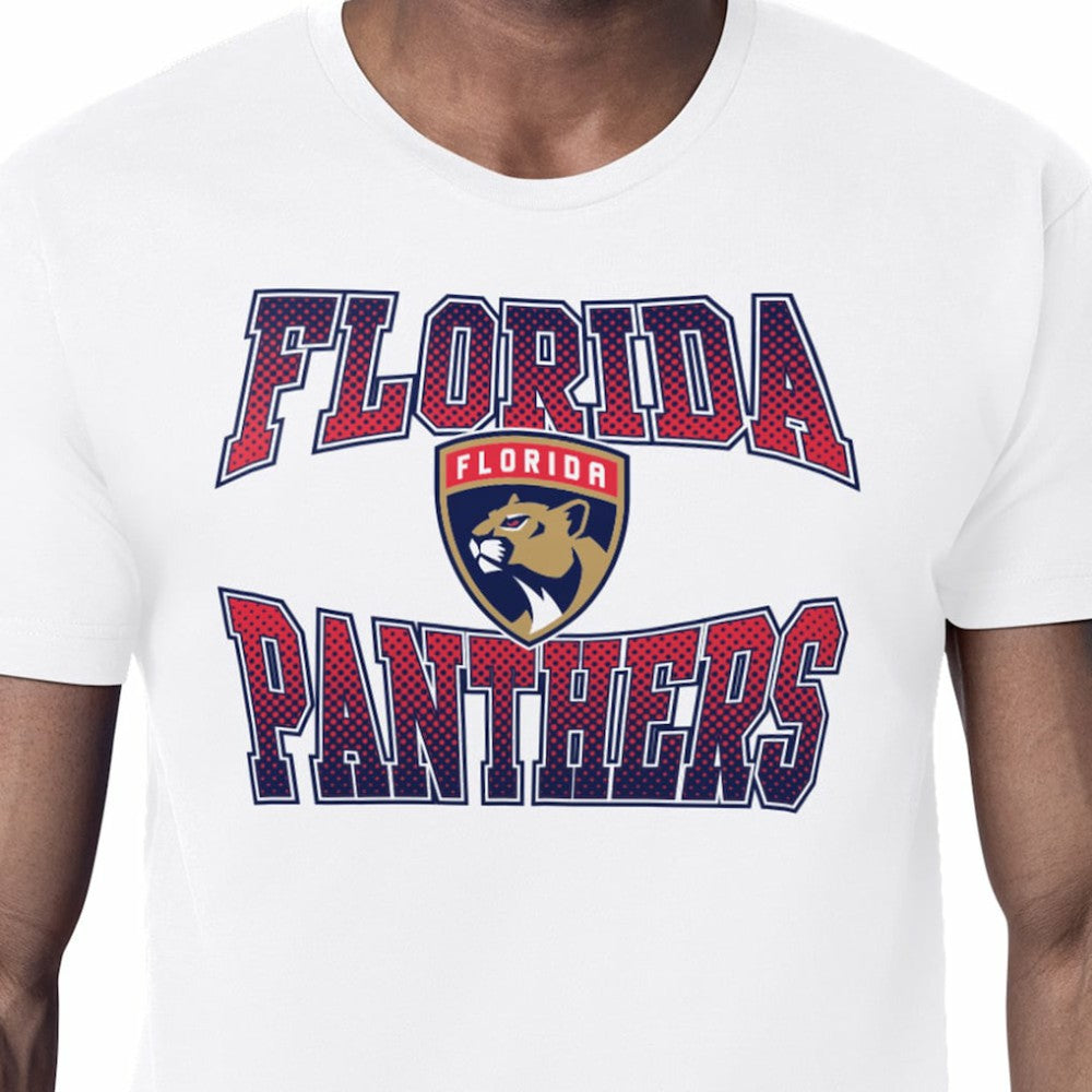Florida Panthers Starter Comic Style Team Graphic T-Shirt White