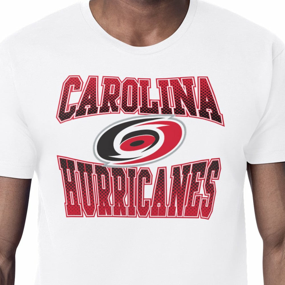 Carolina Hurricanes Starter Comic Style Team Graphic T-Shirt White