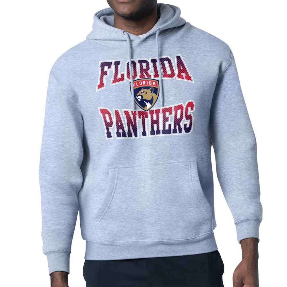 Florida Panthers Starter Comic Style Team Graphic Hoodie Gray