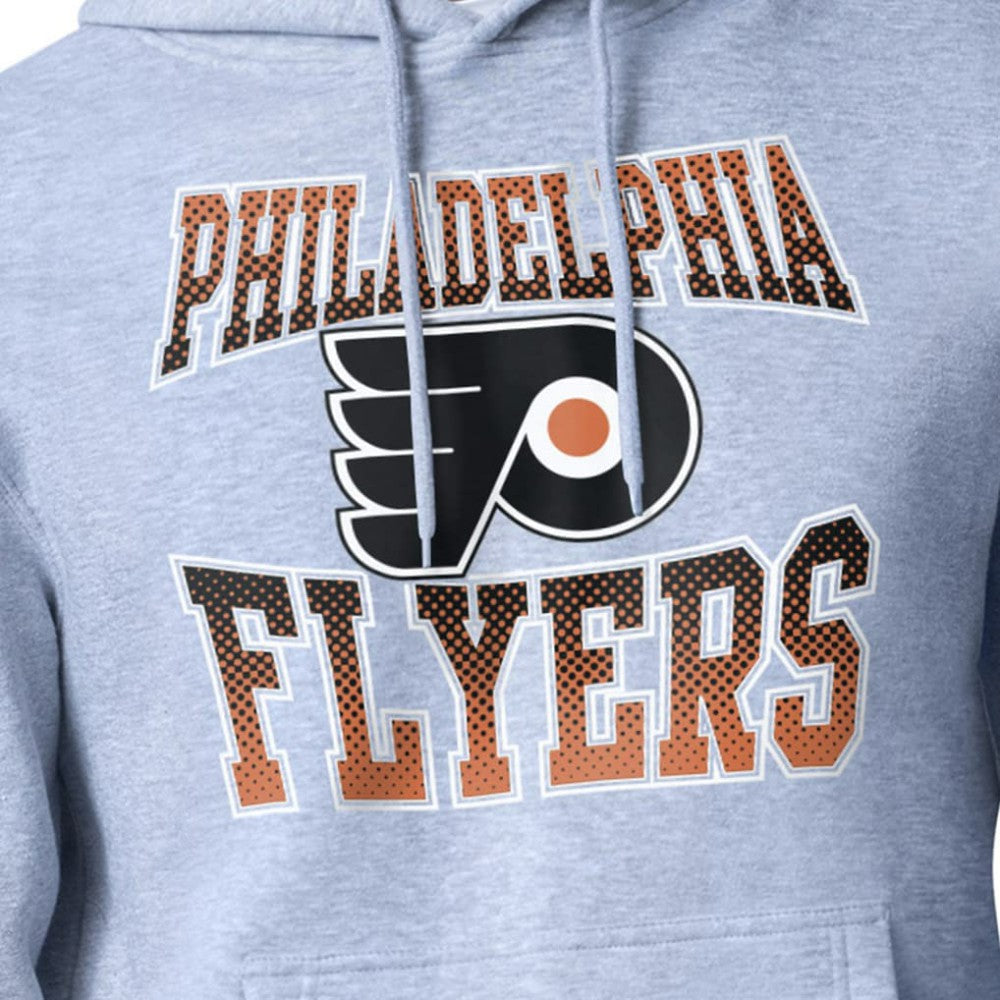 Philadelphia Flyers Starter Comic Style Team Graphic Hoodie Gray