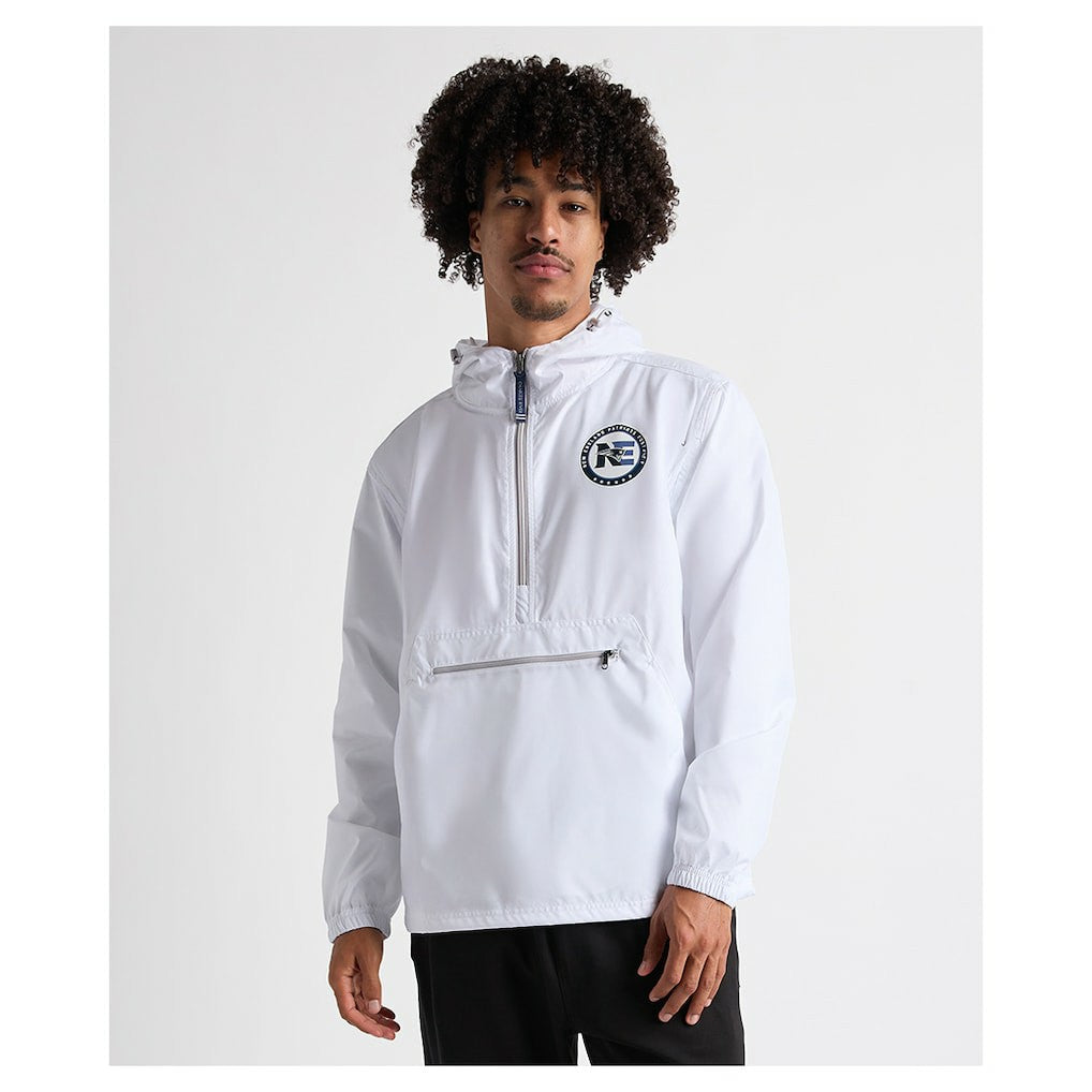 Charles River x New England Patriots Pack-N-Go Half-Zip Hoodie - White online