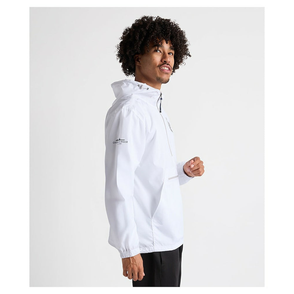 Charles River x New England Patriots Pack-N-Go Half-Zip Hoodie - White online