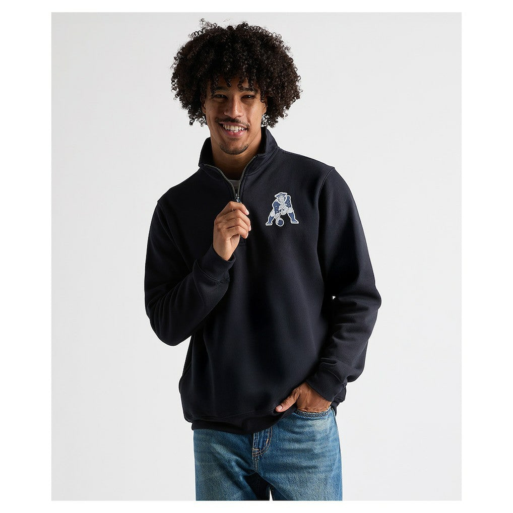 Charles River x New England Patriots Crosswind Quarter-Zip Pullover - Navy sale