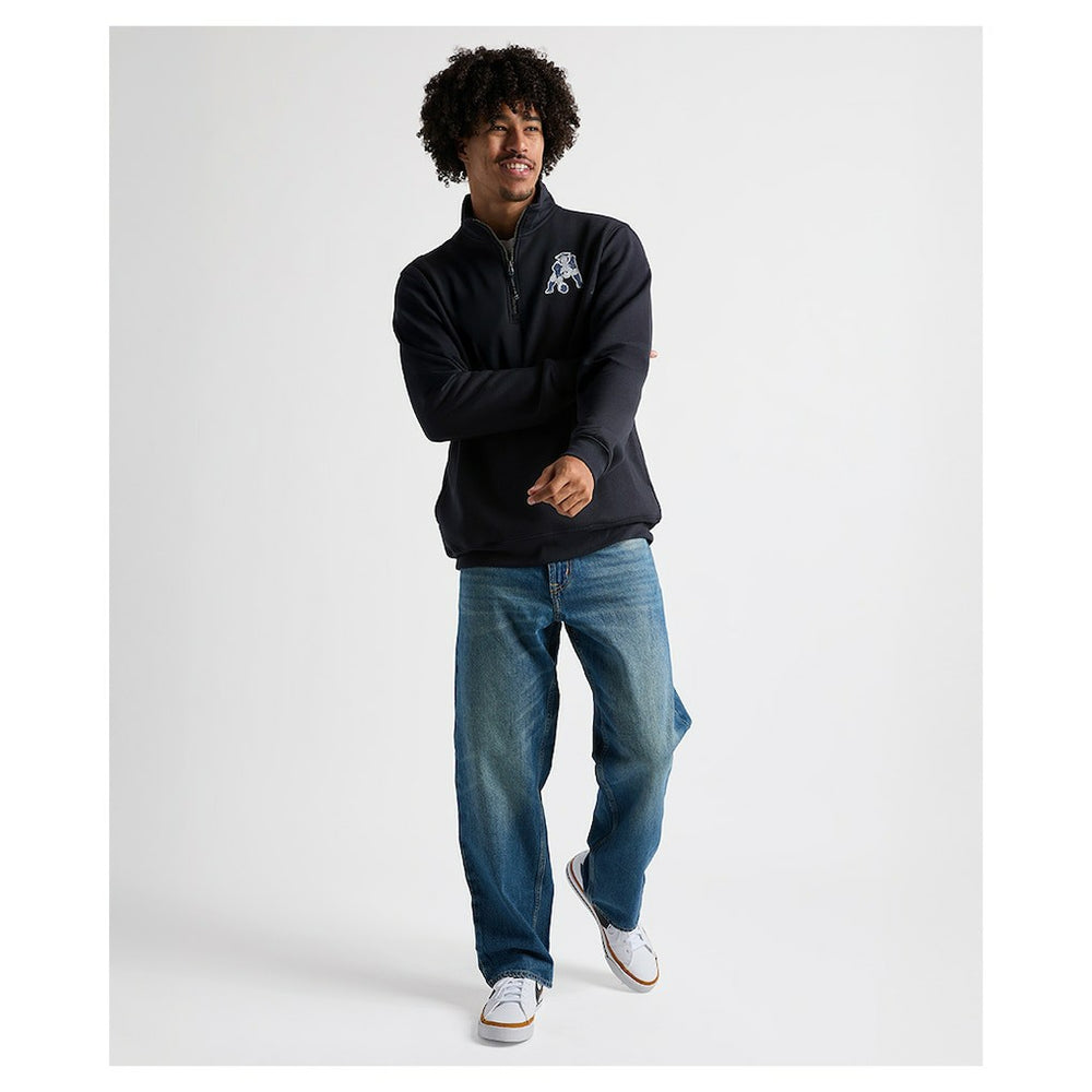 Charles River x New England Patriots Crosswind Quarter-Zip Pullover - Navy sale