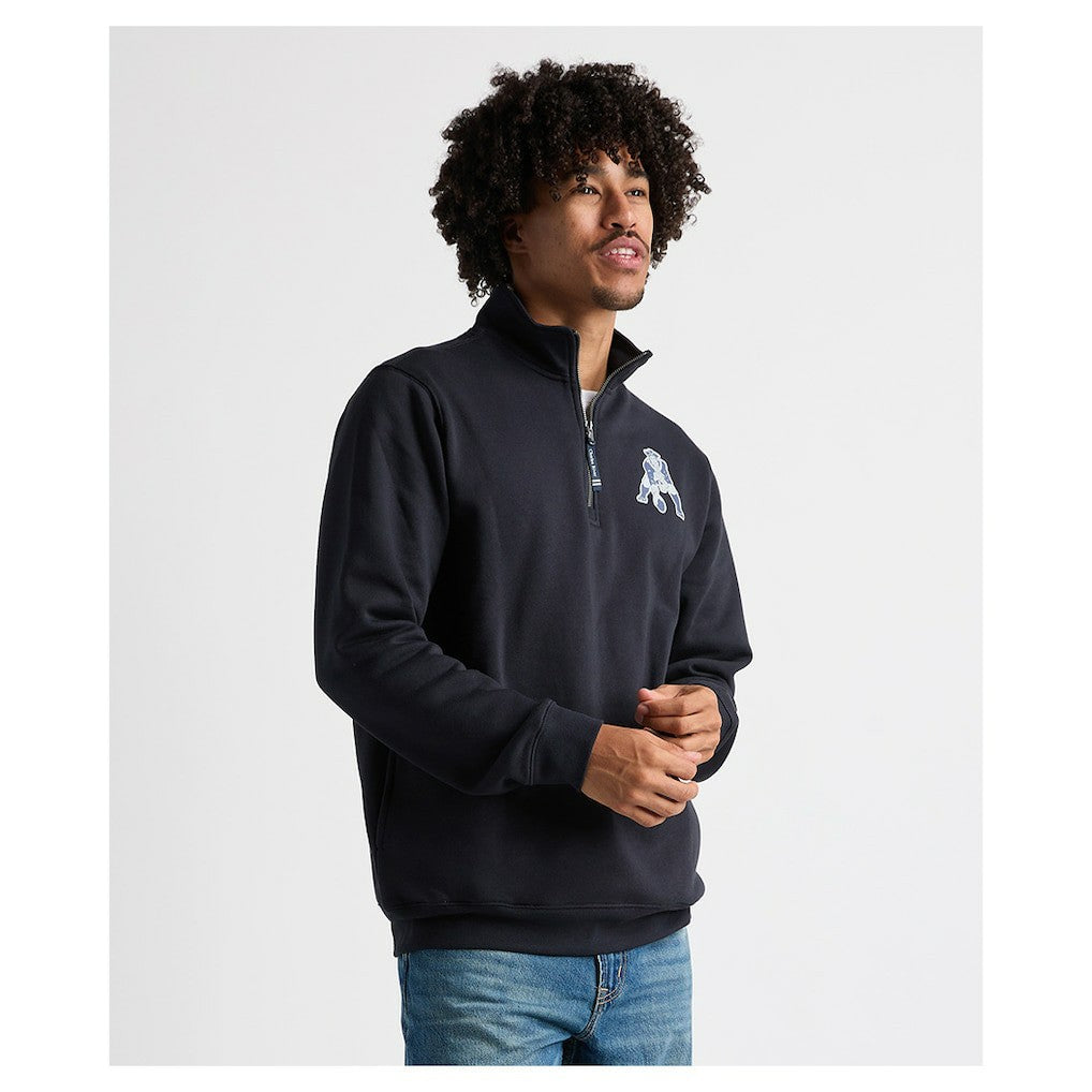 Charles River x New England Patriots Crosswind Quarter-Zip Pullover - Navy sale