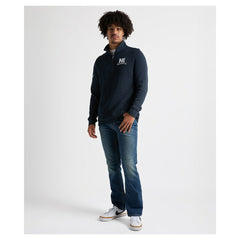 Charles River x New England Patriots Franconia Quilted Quarter-Zip Sweatshirt - Navy for sale