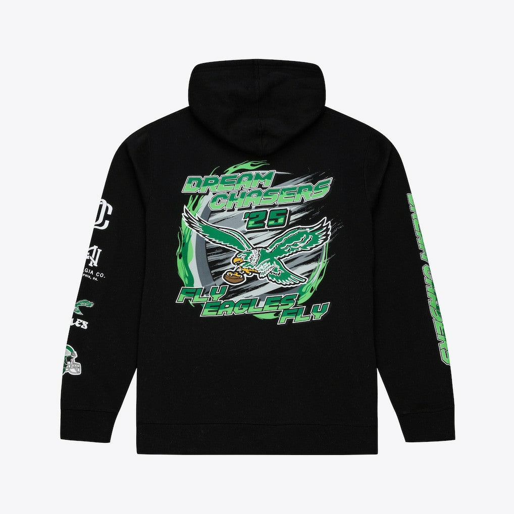 Philadelphia Eagles Dream Chasers Fly Hoodie - Black discount