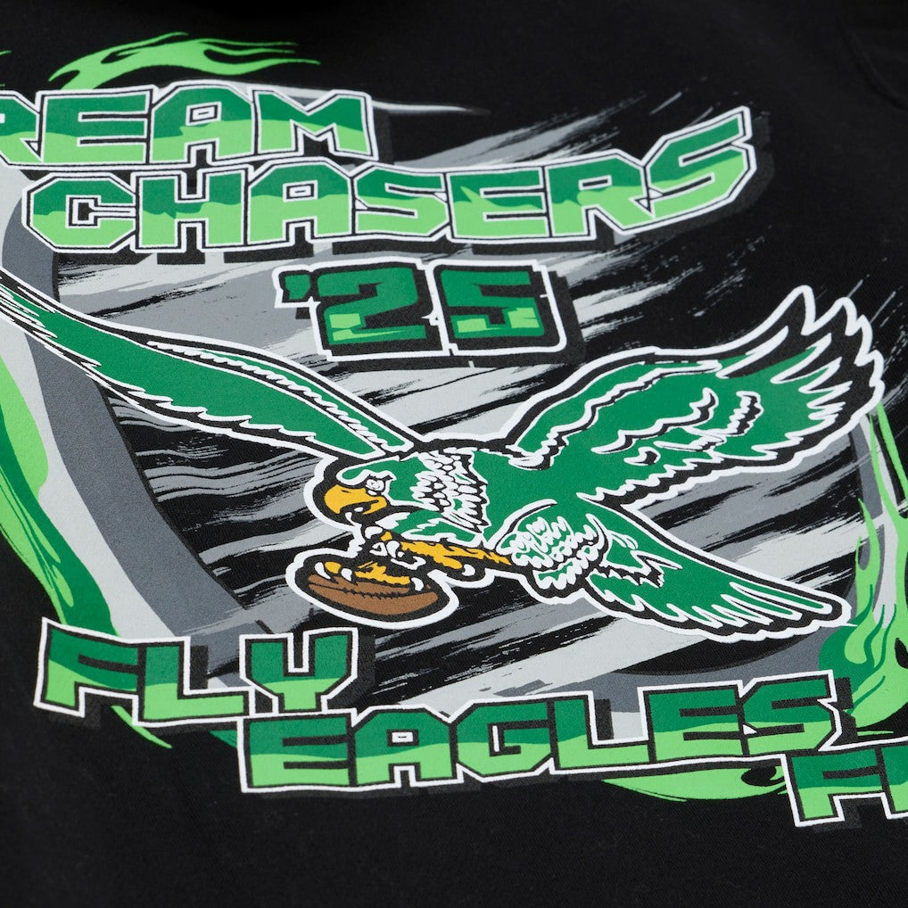 Philadelphia Eagles Dream Chasers Fly Hoodie - Black discount