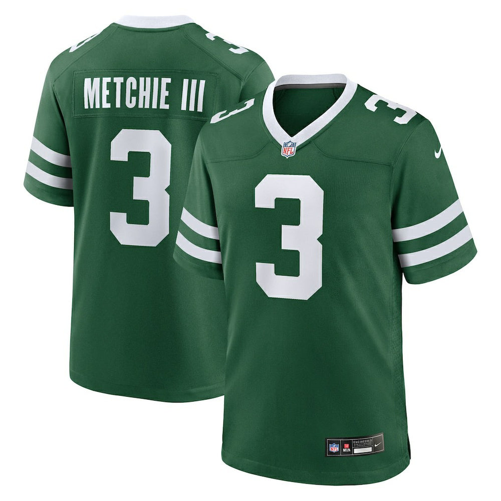 John Metchie III New York Jets Team Game Jersey - Legacy Green | Nike online