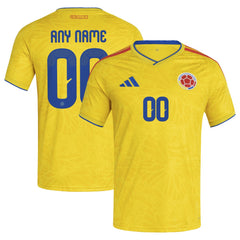 Colombia National Team FIFA x World Cup 2026 Home Replica Custom Jersey - Yellow | Adidas cheap