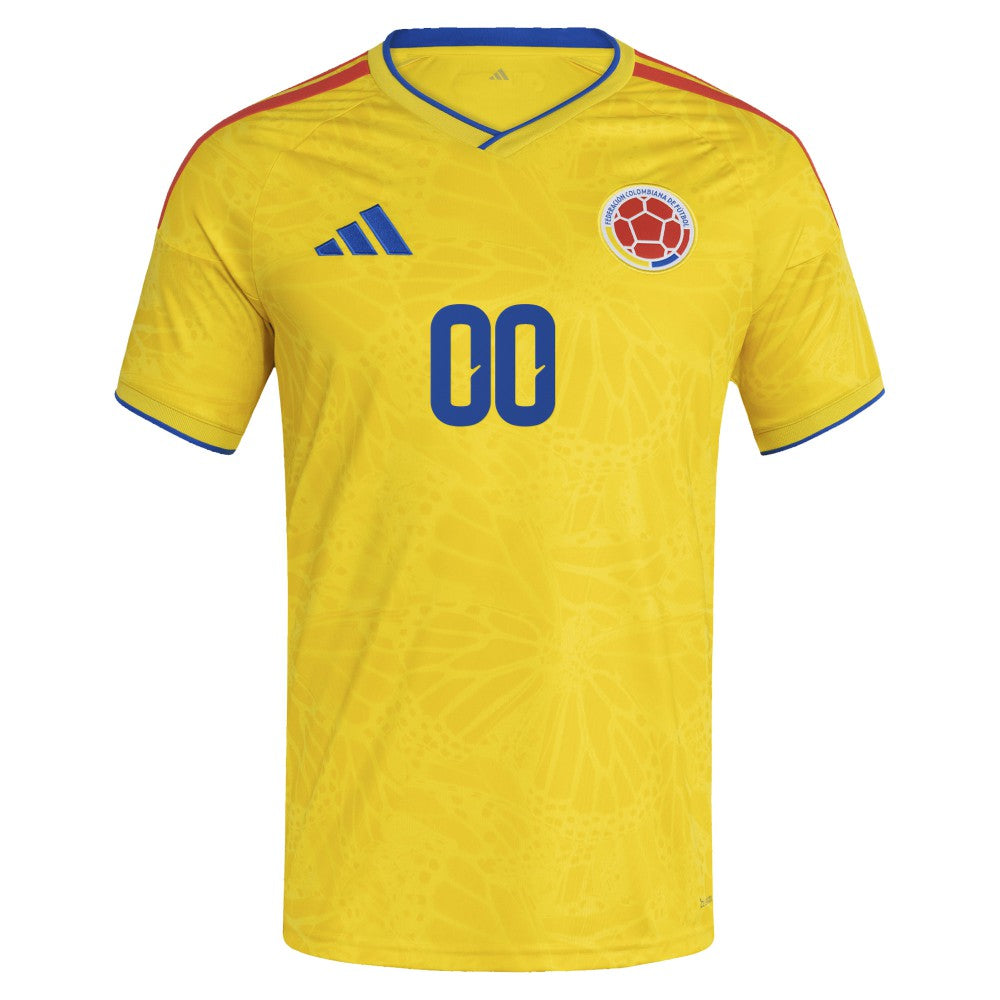 Colombia National Team FIFA x World Cup 2026 Home Replica Custom Jersey - Yellow | Adidas cheap