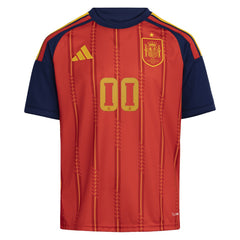 Spain National Team Youth FIFA x World Cup 2026 Home Replica Custom Jersey - Red | Adidas discount