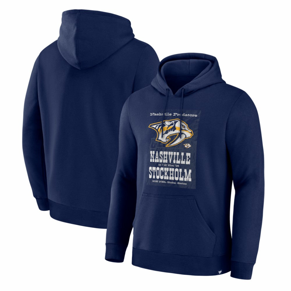 Nashville Predators 2025 NHL Global Series Hometown To Stockholm Legacy Hoodie Navy
