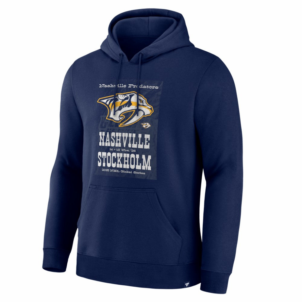 Nashville Predators 2025 NHL Global Series Hometown To Stockholm Legacy Hoodie Navy