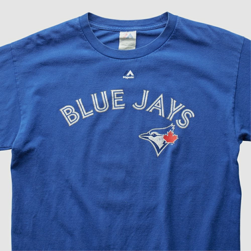 Toronto Blue Jays Majestic 2000s T-shirt - Blue Vintage