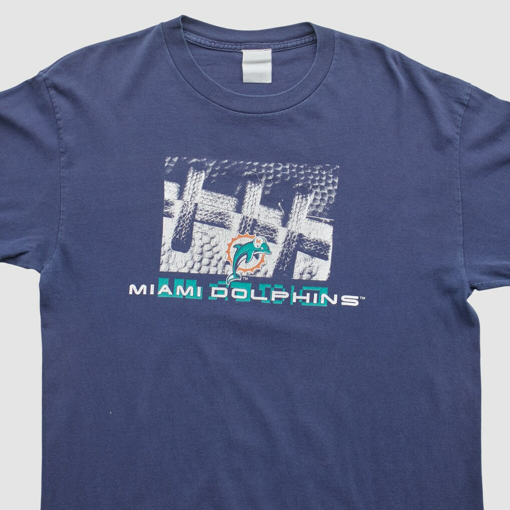Miami Dolphins 2000s Long Sleeve T-shirt - Navy Vintage cheap