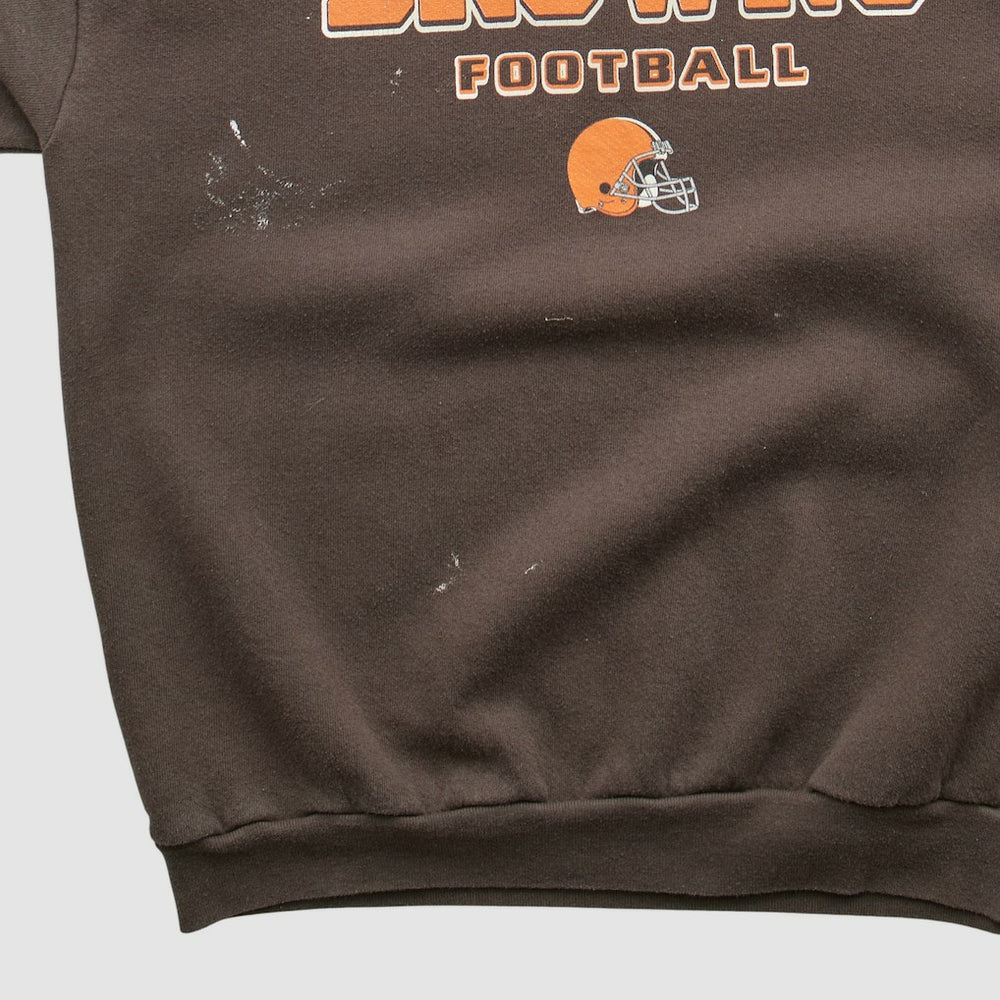 Cleveland Browns NFL 2000s Pullover Sweatshirt - Brown Vintage discount