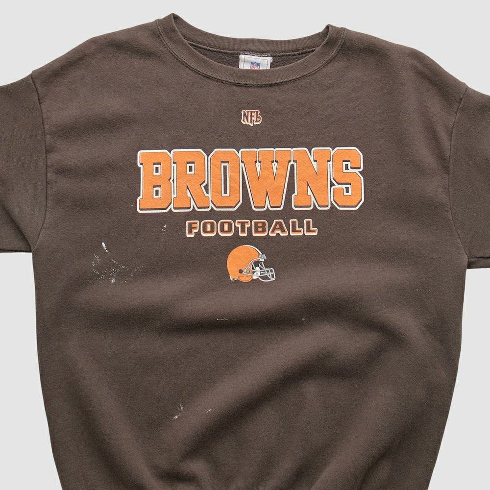 Cleveland Browns NFL 2000s Pullover Sweatshirt - Brown Vintage discount