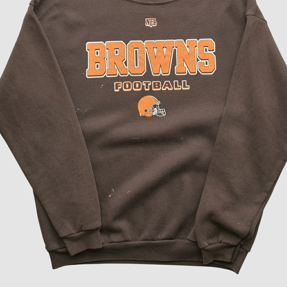 Cleveland Browns NFL 2000s Pullover Sweatshirt - Brown Vintage discount