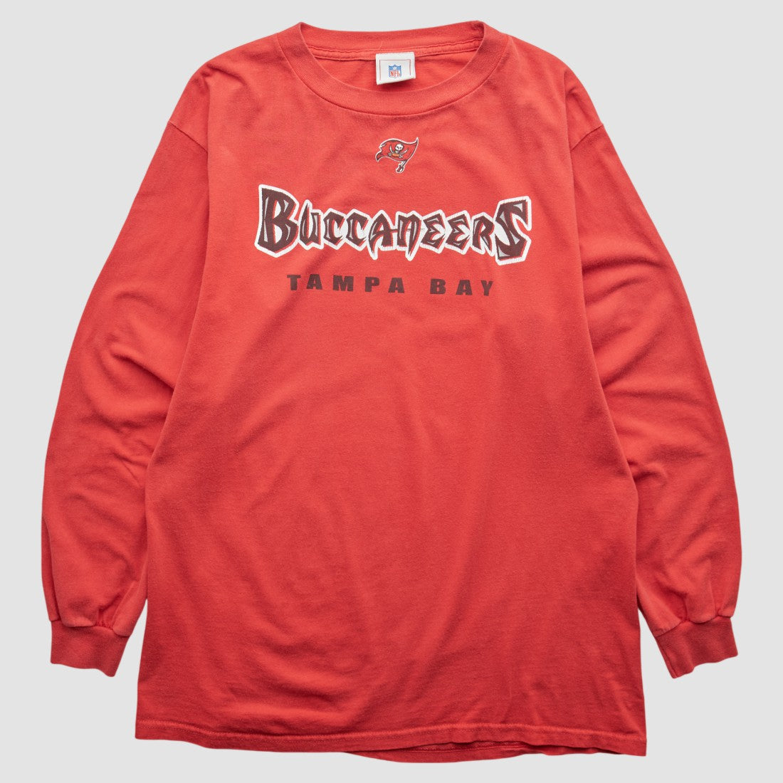Tampa Bay Buccaneers NFL 2000s Long Sleeve T-shirt - Red Vintage cheap