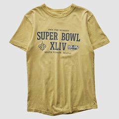 New Orleans Saints Reebok 2010 T-shirt - Yellow Vintage outlet