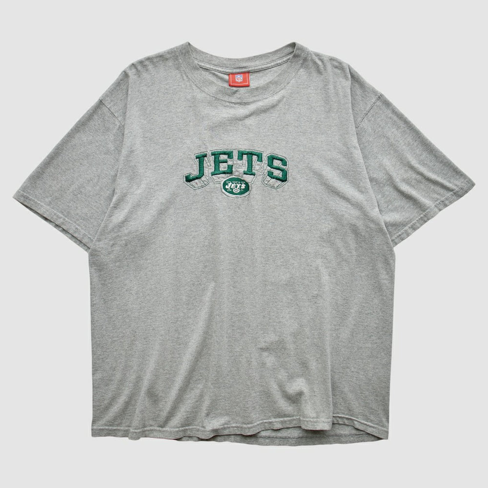New York Jets NFL 2000s T-shirt - Heather Gray Vintage for sale