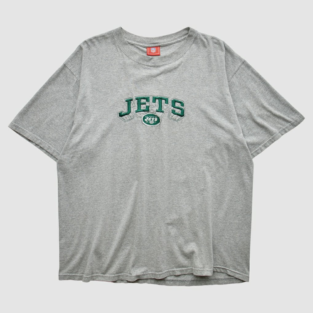 New York Jets NFL 2000s T-shirt - Heather Gray Vintage for sale