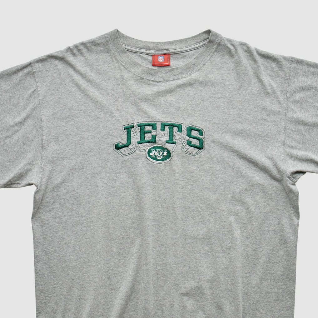 New York Jets NFL 2000s T-shirt - Heather Gray Vintage for sale