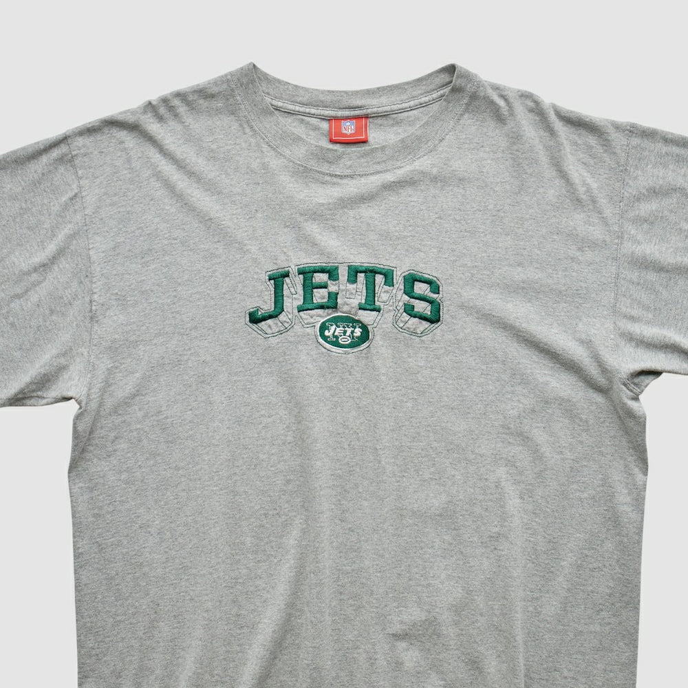 New York Jets NFL 2000s T-shirt - Heather Gray Vintage for sale