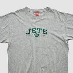 New York Jets NFL 2000s T-shirt - Heather Gray Vintage for sale