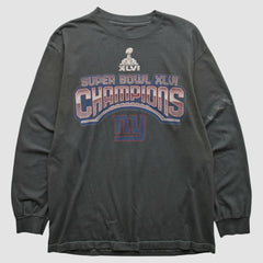 New York Giants 2012 Long Sleeve T-shirt - Black Vintage cheap