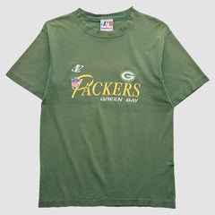 Green Bay Packers Logo Athletic 90s T-shirt - Green Vintage sale