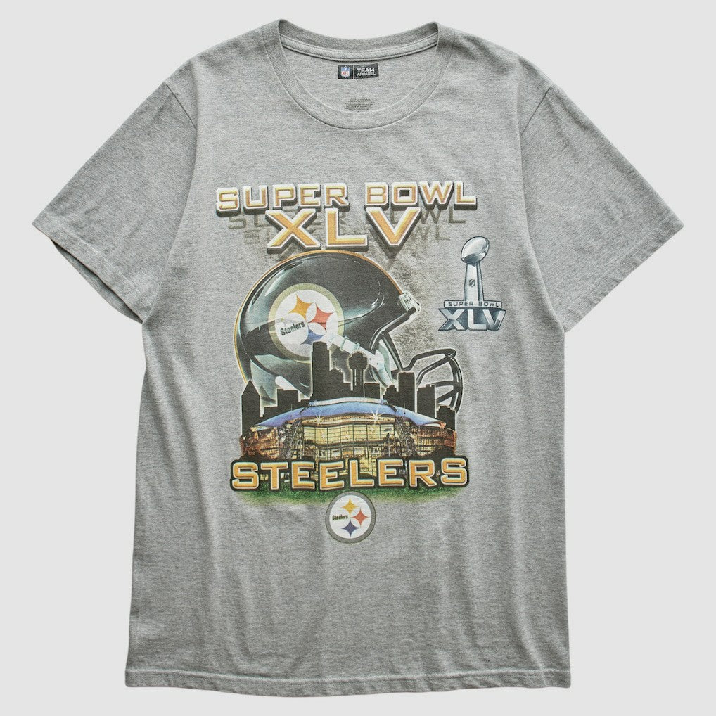 Pittsburgh Steelers NFL 2011 T-shirt - Heather Gray Vintage outlet
