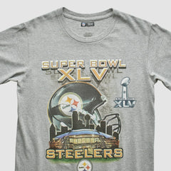 Pittsburgh Steelers NFL 2011 T-shirt - Heather Gray Vintage outlet