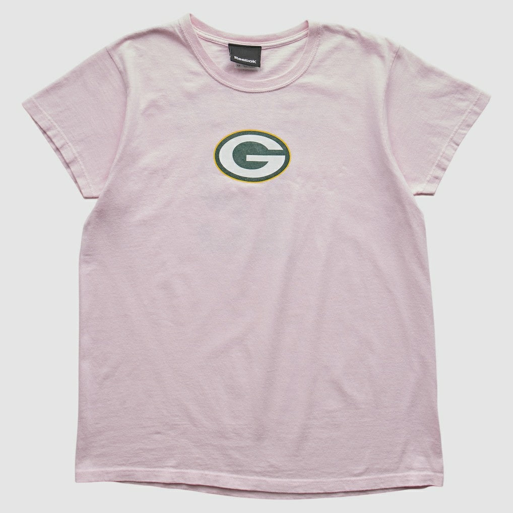 Green Bay Packers Reebok 2010s T-shirt - Pink Vintage outlet