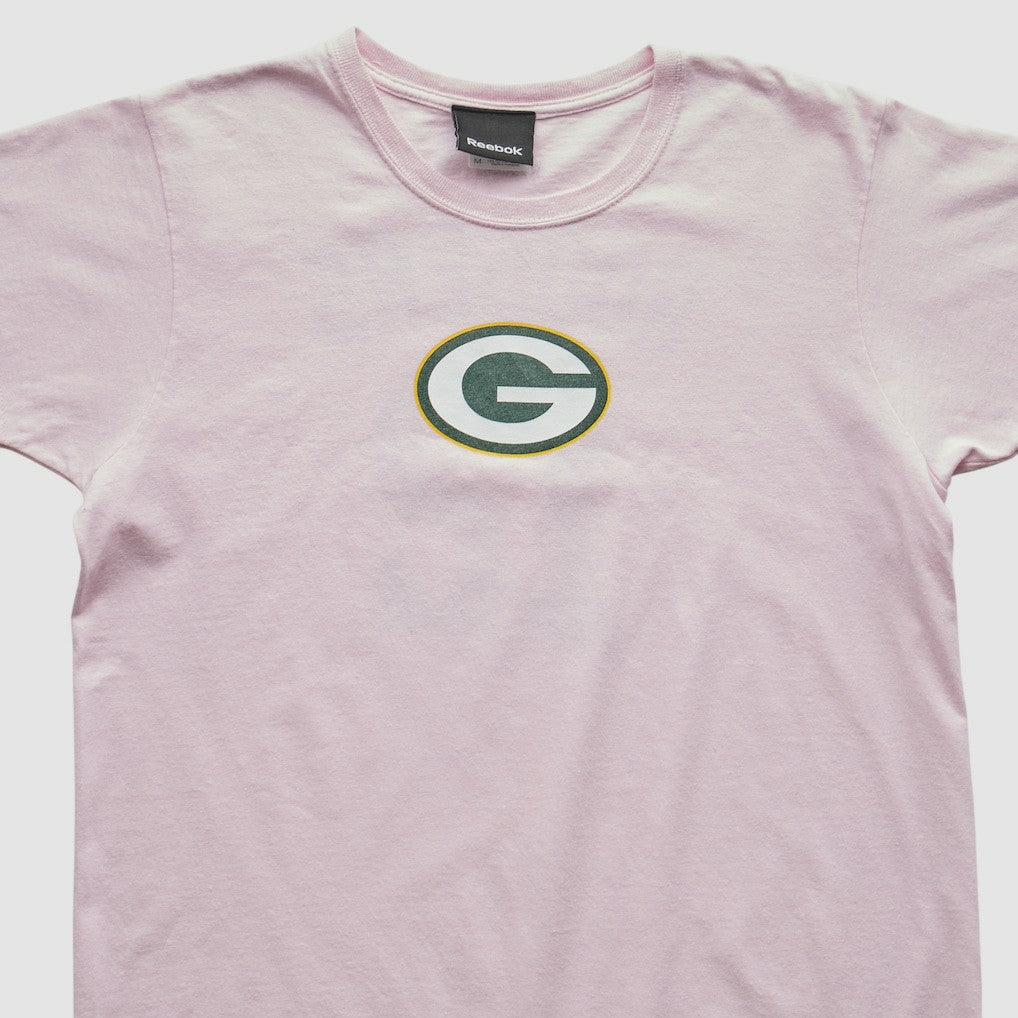 Green Bay Packers Reebok 2010s T-shirt - Pink Vintage outlet