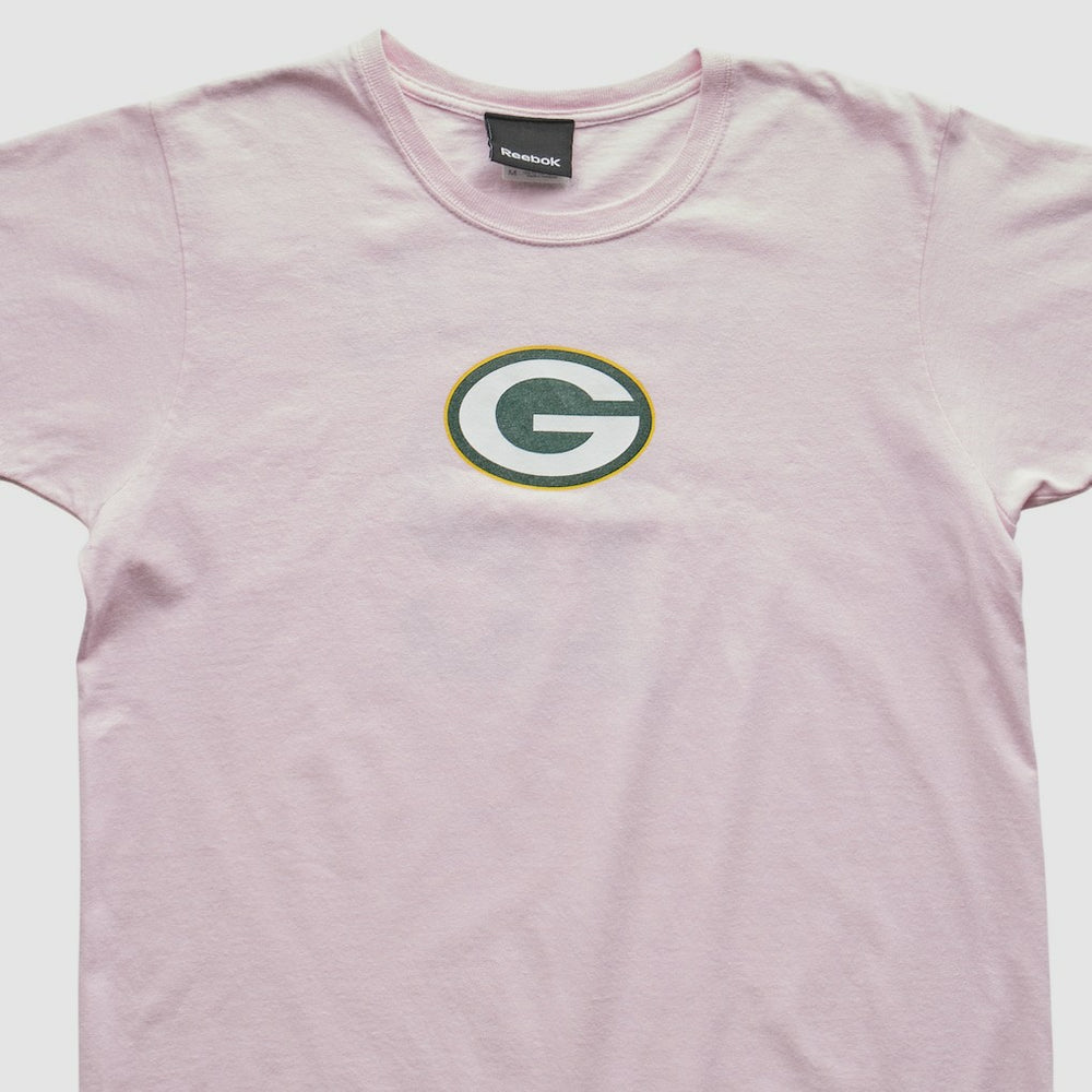 Green Bay Packers Reebok 2010s T-shirt - Pink Vintage outlet