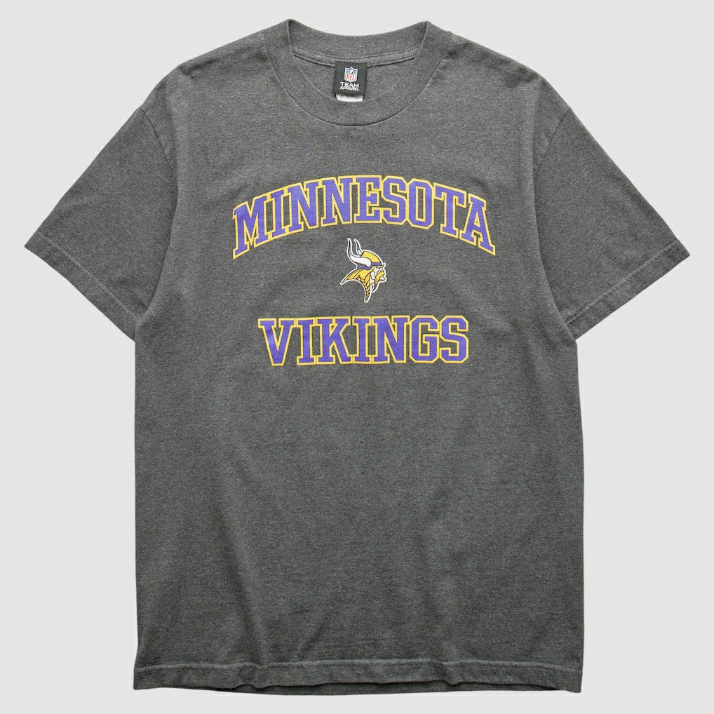 Minnesota Vikings Team Edition Apparel 2010s T-shirt - Dark Heather Gray Vintage discount