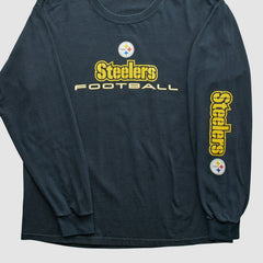 Pittsburgh Steelers NFL 2010s Long Sleeve T-shirt - Navy Vintage online