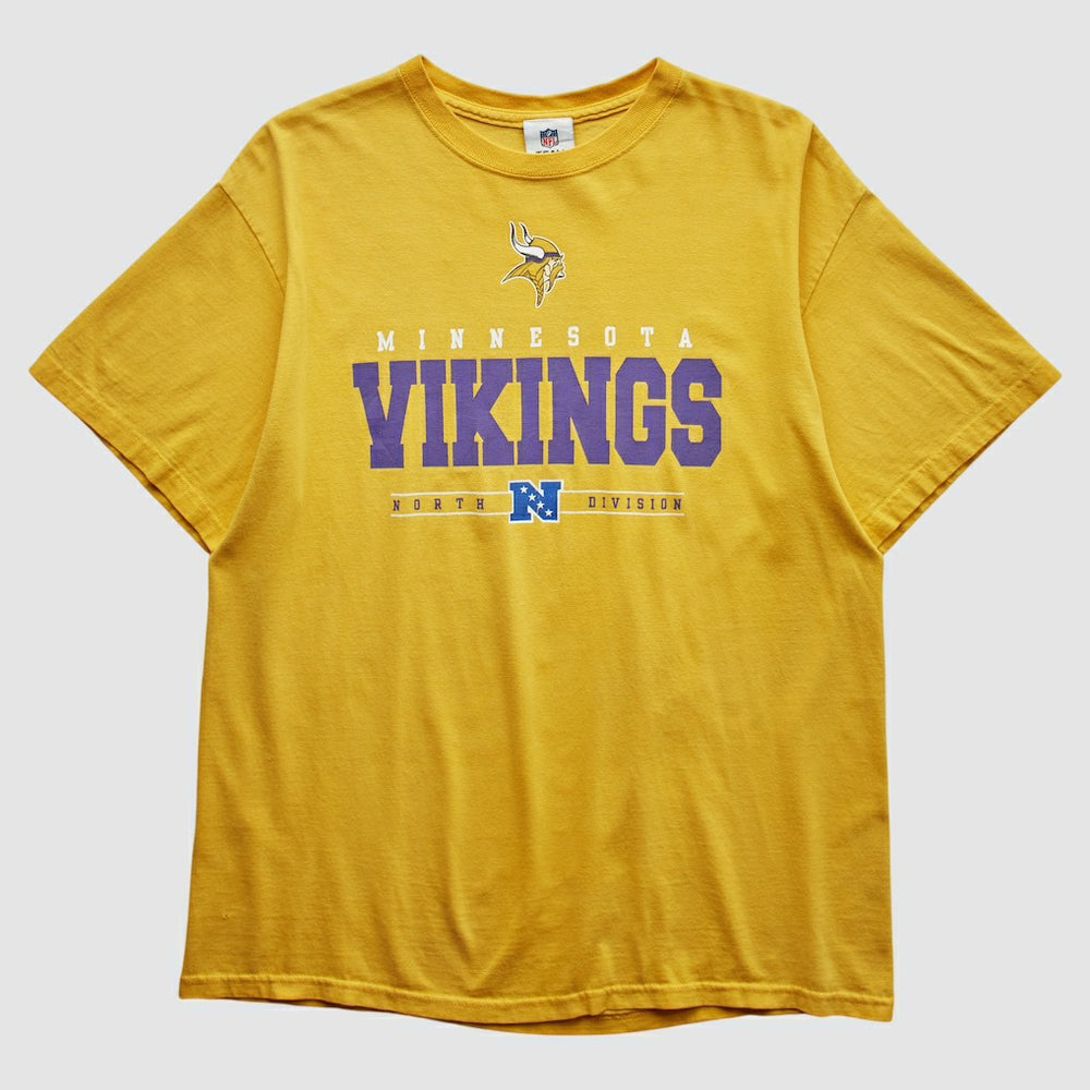 Minnesota Vikings NFL 2010s T-shirt - Yellow Vintage discount