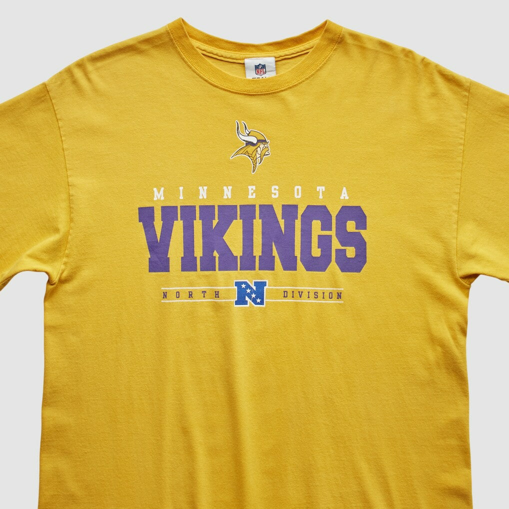 Minnesota Vikings NFL 2010s T-shirt - Yellow Vintage discount