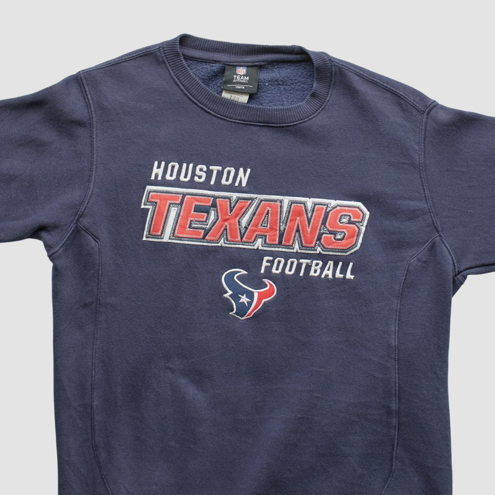 Houston Texans NFL 2010s Pullover Sweatshirt - Navy Vintage discount