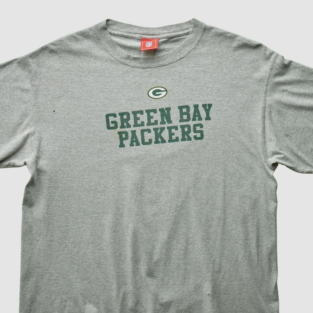 Green Bay Packers NFL 2000s T-shirt - Heather Gray Vintage discount