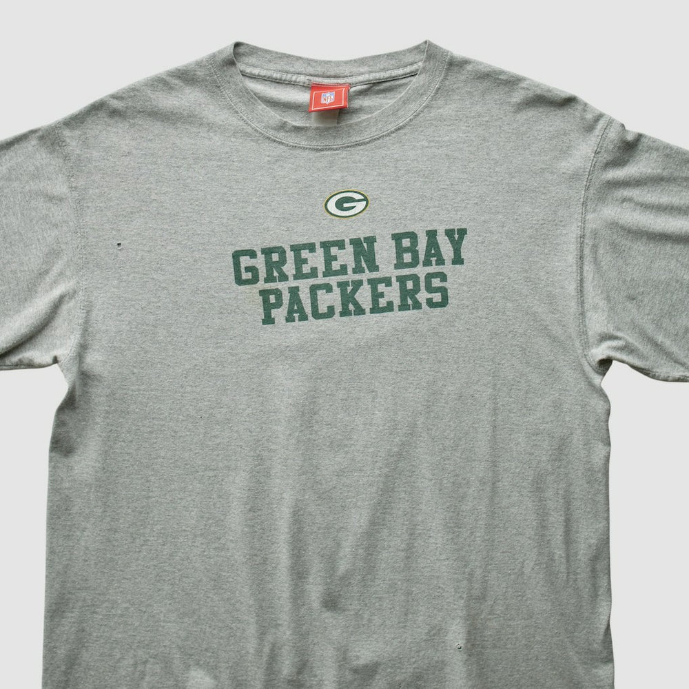 Green Bay Packers NFL 2000s T-shirt - Heather Gray Vintage discount