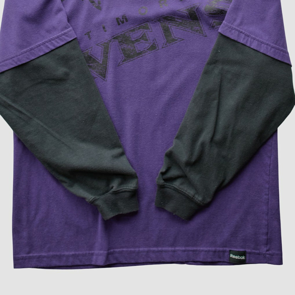 Baltimore Ravens Reebok 2010s Long Sleeve T-shirt - Purple Vintage outlet