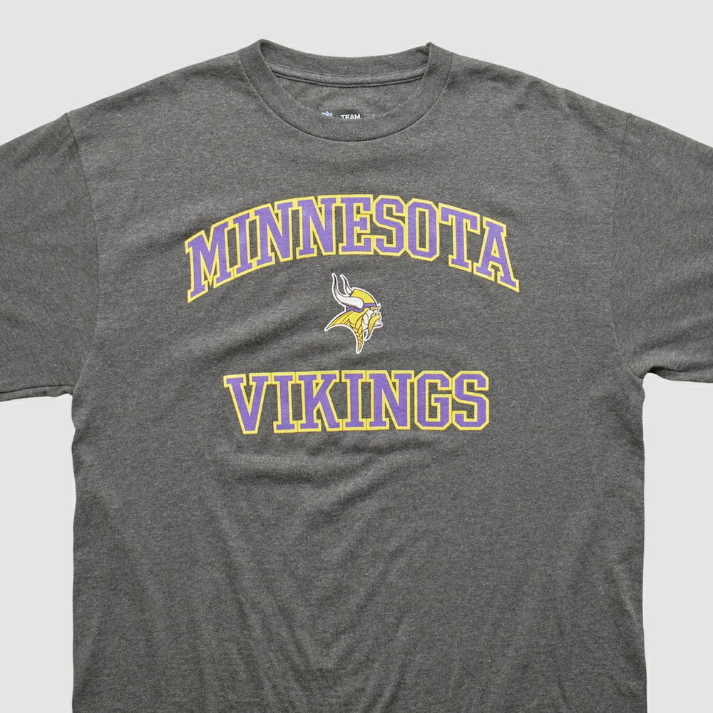 Minnesota Vikings NFL 2010s T-shirt - Dark Heather Gray Vintage on sale