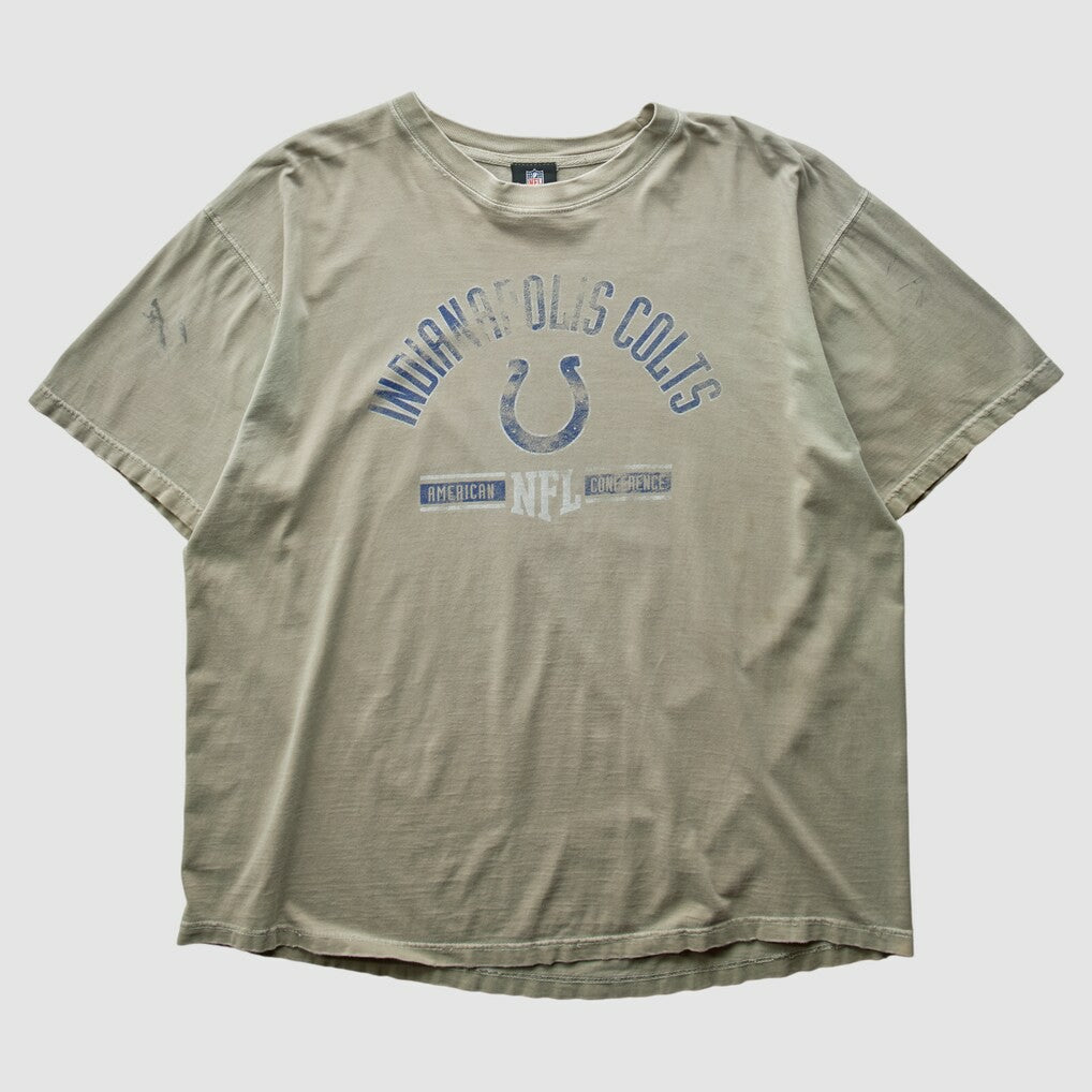Indianapolis Colts NFL 2010s T-shirt - Brown Vintage discount