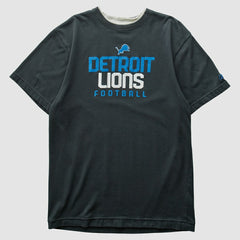 Detroit Lions Reebok 2000s T-shirt - Black Vintage on sale