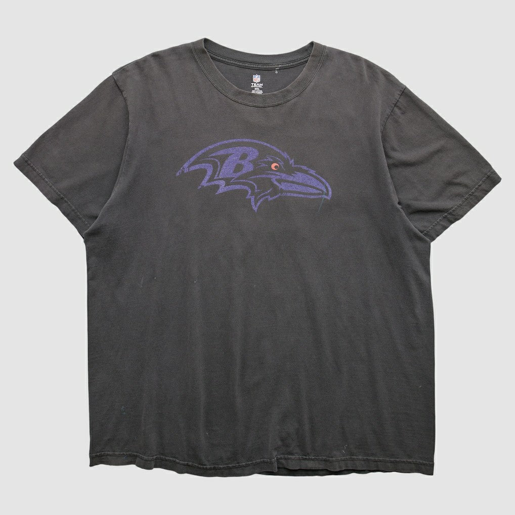 Baltimore Ravens Team Edition Apparel 2000s T-shirt - Black Vintage for sale