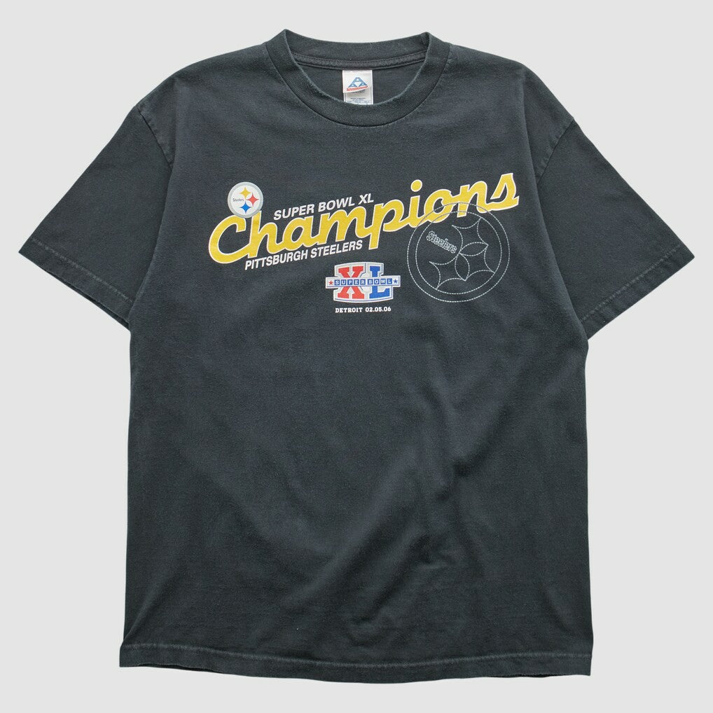 Pittsburgh Steelers All Style Apparel & Activewear 2006 T-shirt - Black Vintage on sale